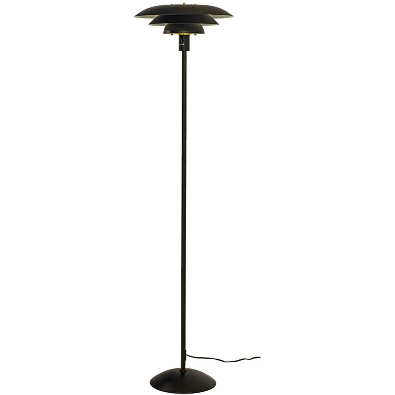 7041661274662 Aneta Epsilon sort gulvlampe Lamper,Gulvlamper,Gulvlamper 2190013371 Epsilon
