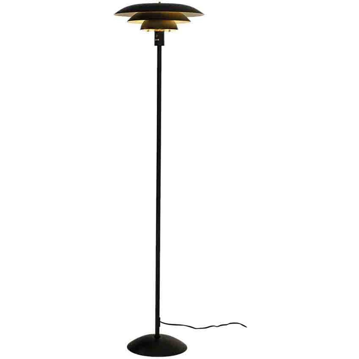 7041661274662 Aneta Epsilon sort gulvlampe Lamper,Gulvlamper,Gulvlamper 2190013371 Epsilon