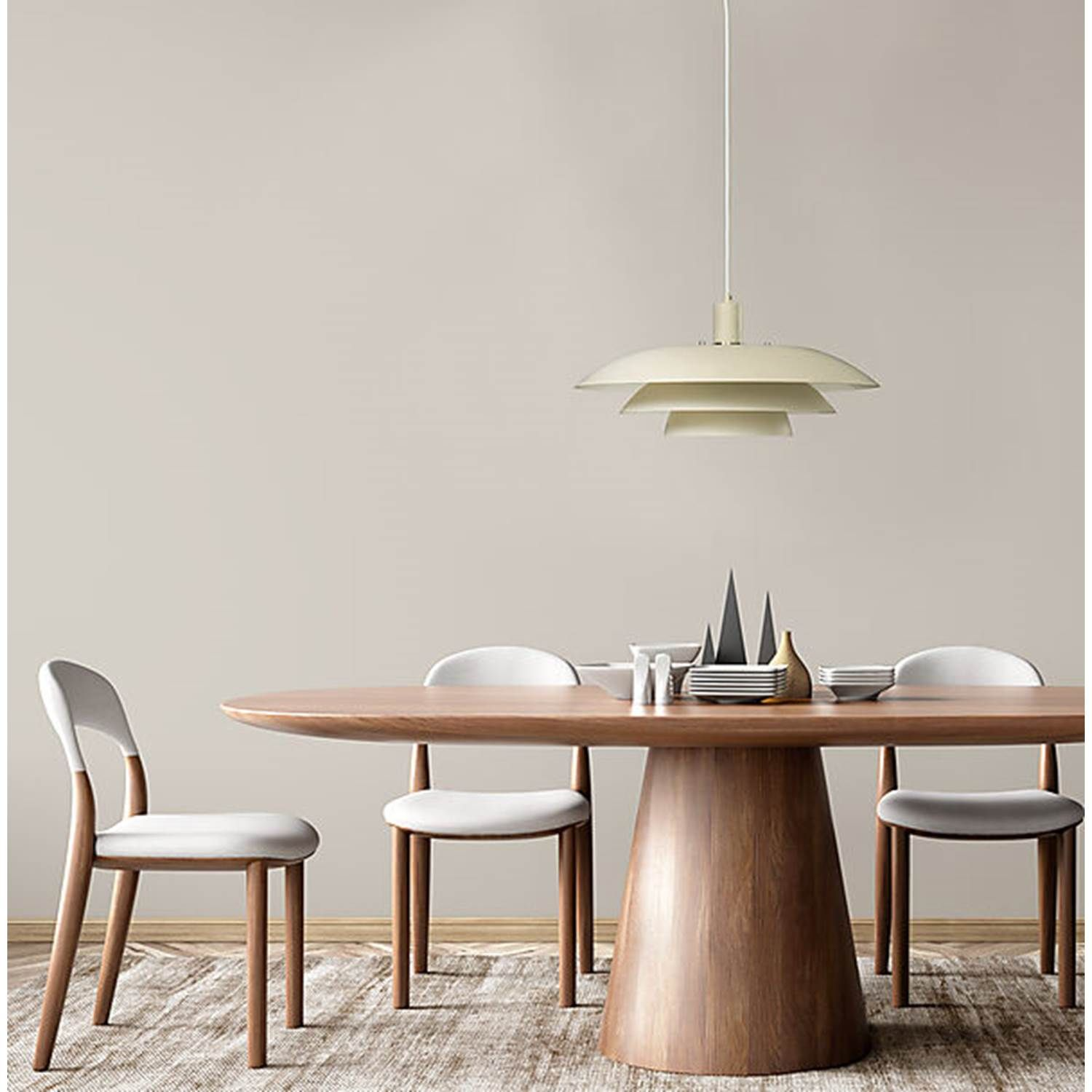 7041661277267 Aneta Epsilon Ø45 beige pendel Lamper,Pendler-/ Hængelamper,Pendler/Hængelamper 2190013361 Epsilon