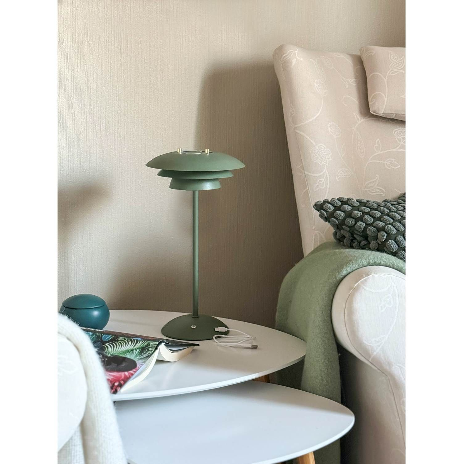7041661282926 Aneta Epsilon grøn portable lampe Lamper,Bordlamper,Trådløse bordlamper 2190012477 149471