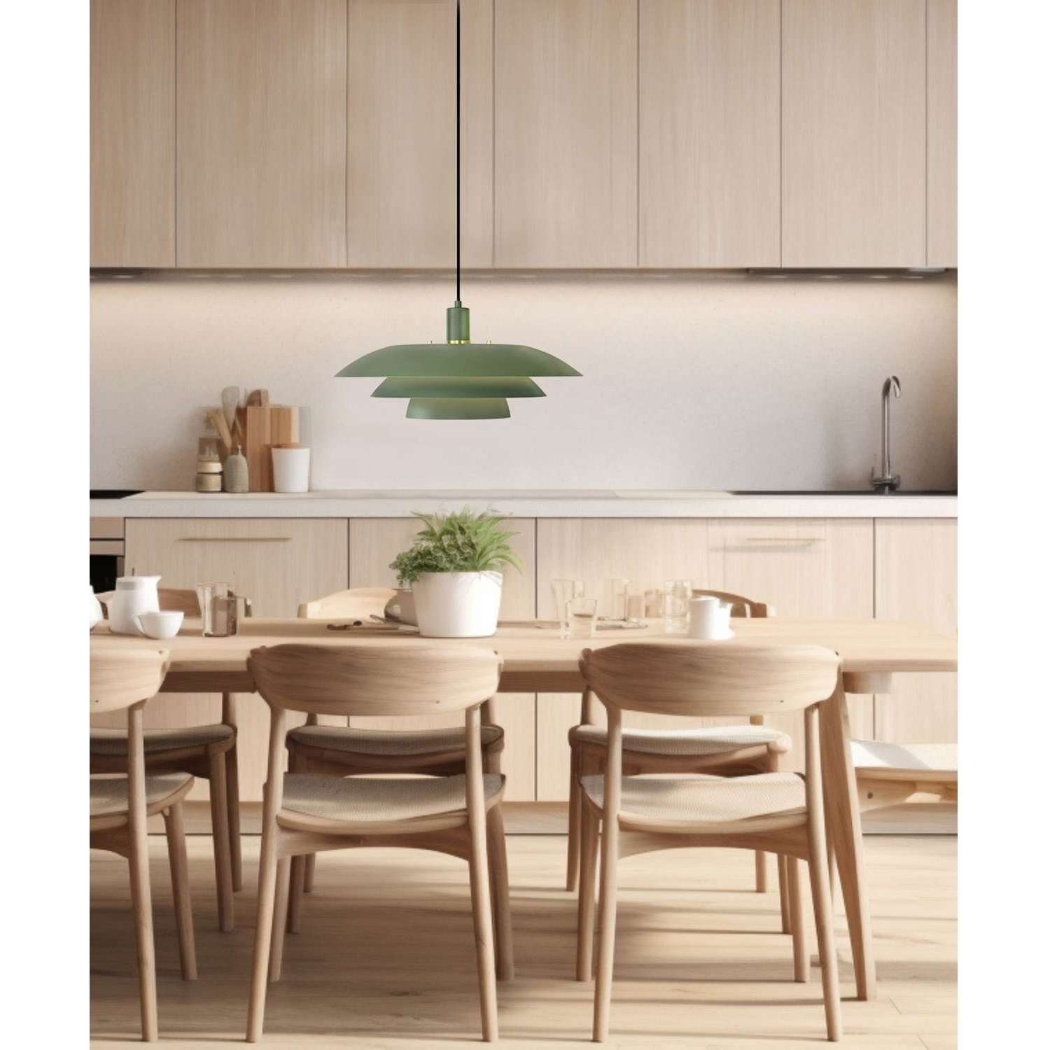 7041661283510 Aneta Epsilon Ø45 grøn pendel Lamper,Pendler-/ Hængelamper,Pendler/Hængelamper 2190013356 Epsilon