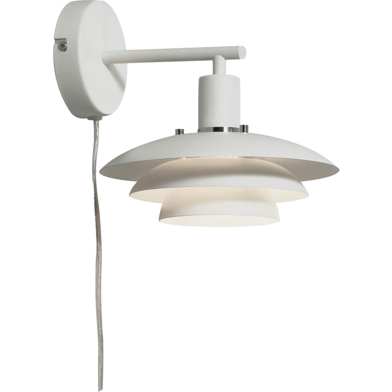 7041661284609 Aneta Epsilon hvid væglampe Lamper,Væglamper,Væglamper 2190013372 Epsilon