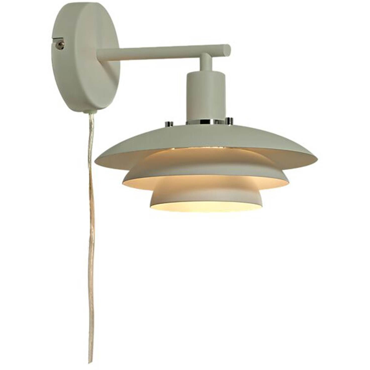 7041661284616 Aneta Epsilon beige væglampe Lamper,Væglamper,Væglamper 2190013373 Epsilon