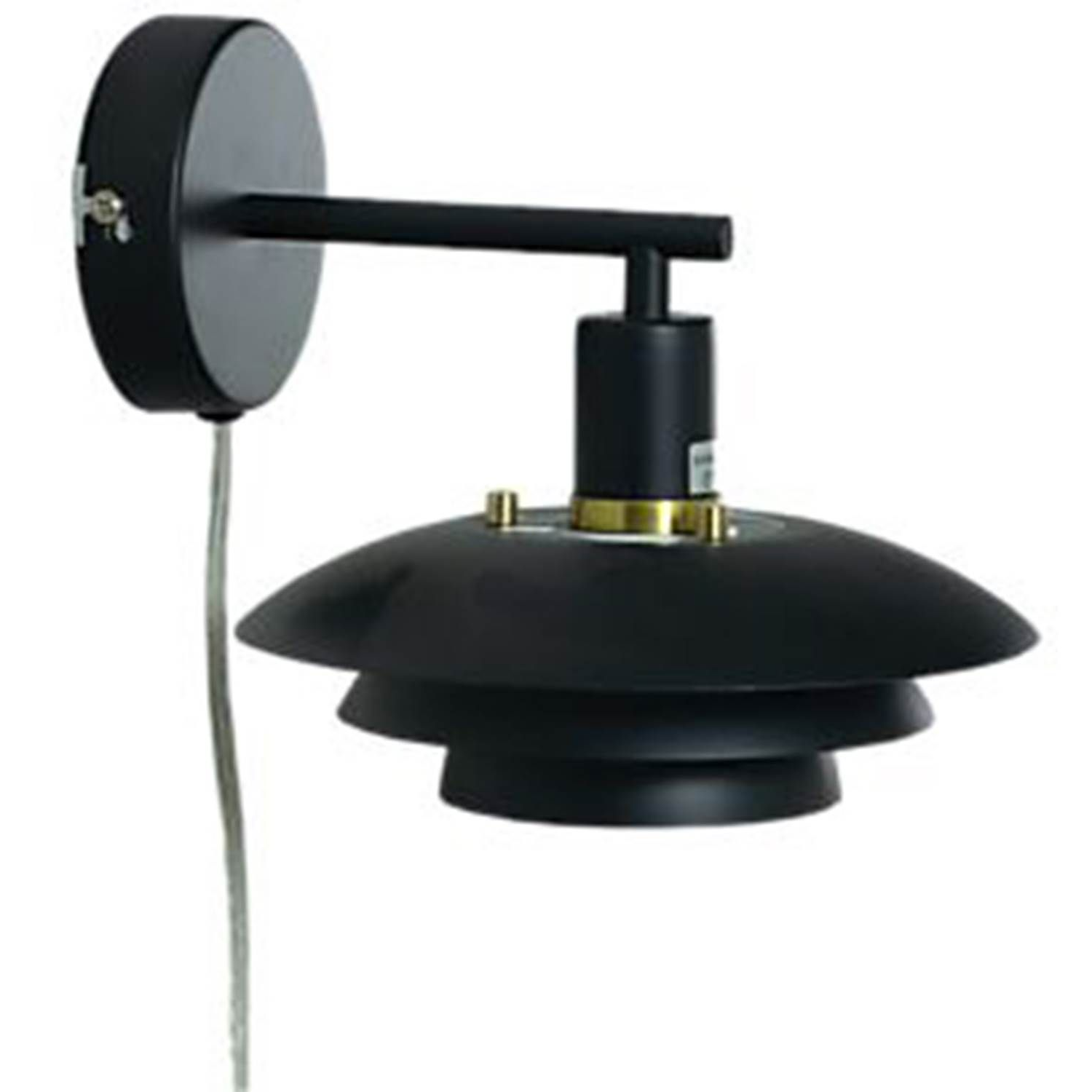 7041661284708 Aneta Epsilon sort væglampe Lamper,Væglamper,Væglamper 2190013374 Epsilon