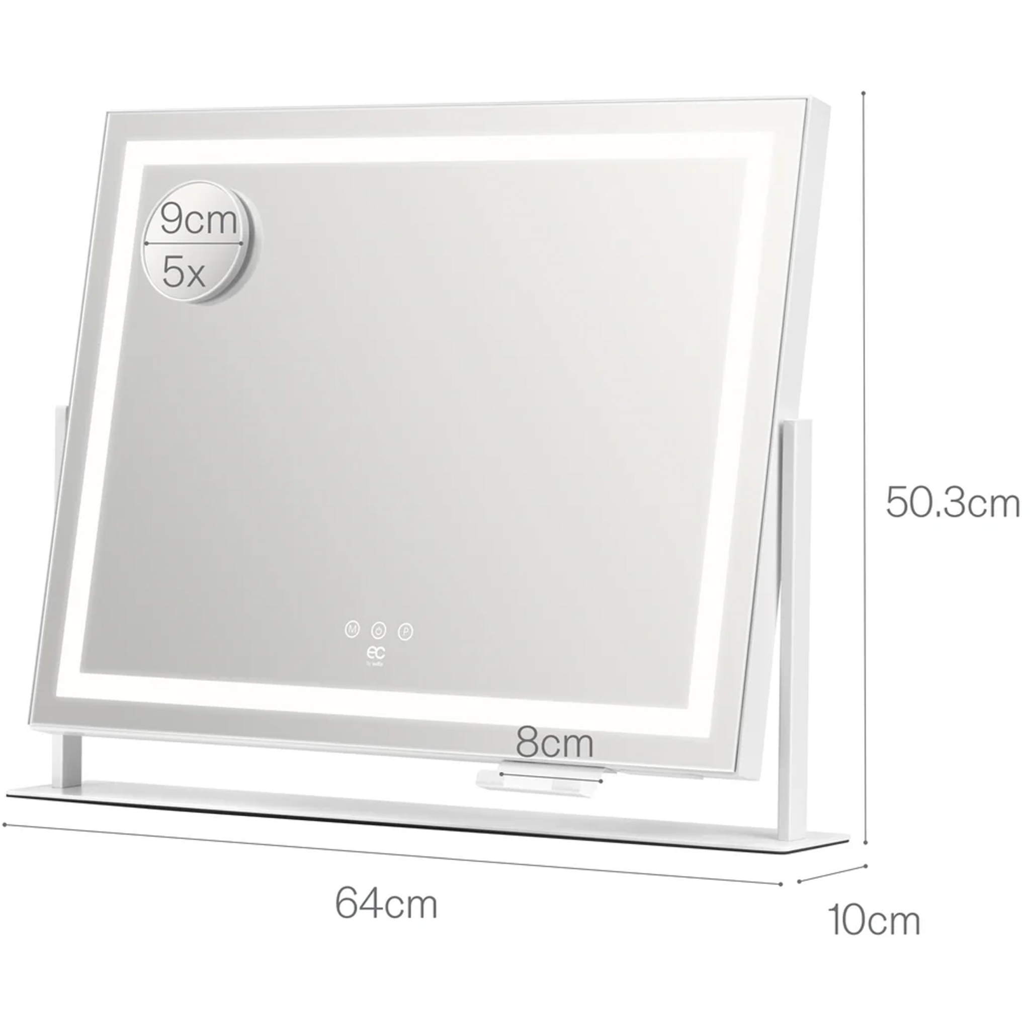 7044876060006 Wilfa MI1W-D58 Stockholm 58 makeup spejl Personlig pleje,Velvære og massage,Skønhedsprodukter 2190014751 MI1W-D58