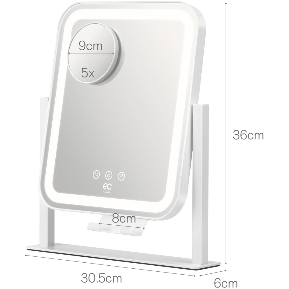 7044876060037 Wilfa MI4W-D25 Stockholm 25 makeup spejl Personlig pleje,Velvære og massage,Skønhedsprodukter 2190014754 MI4W-D25