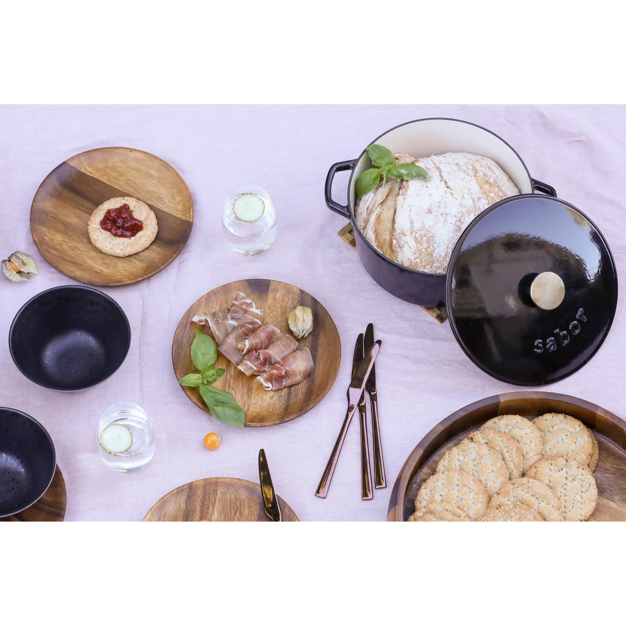 7070549262699 Sabor Ø24, sort - Støbejernsgryde Husholdning,Køkkenudstyr,Gryder 2190011832 