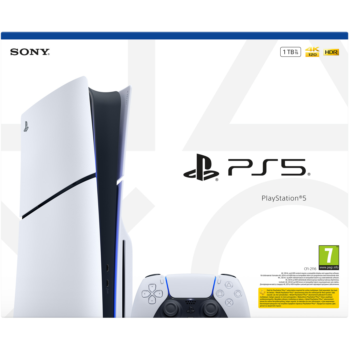711719021308 PlayStation 5  - Disc Standard Slim - Spillekonsol Computer & IT,Playstation,Playstation konsoller 2190013968 CFI-2116A01Y