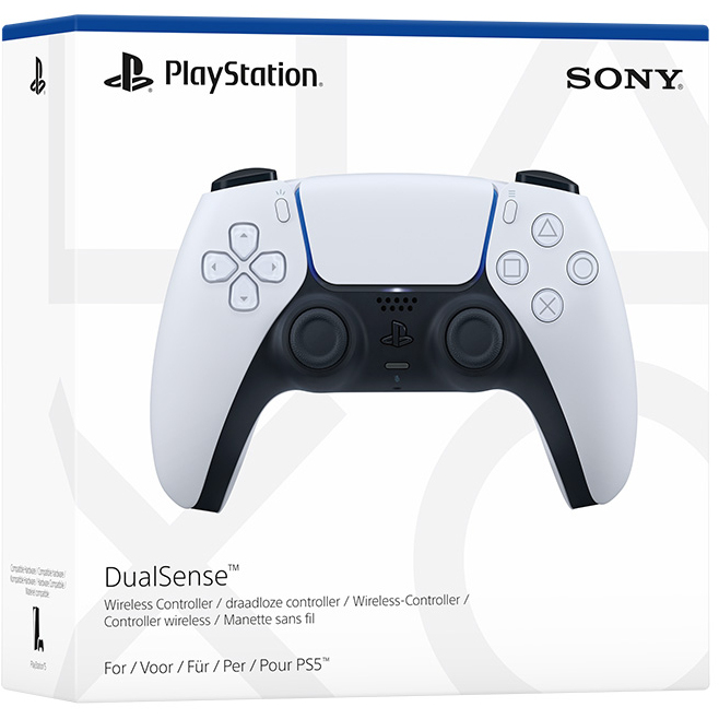 711719022756 Sony PS5 DualSense, hvid - Controller Computer & IT,Playstation,Playstation tilbehør 2190014527 CFI-ZCT2WX