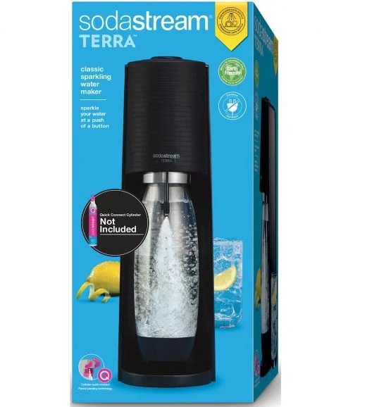 7290113767973 Sodastream Terra Black - Sodavandsmaskine Husholdning,Køkkenmaskiner,Sodavandsmaskiner 2100679730 Terra Black