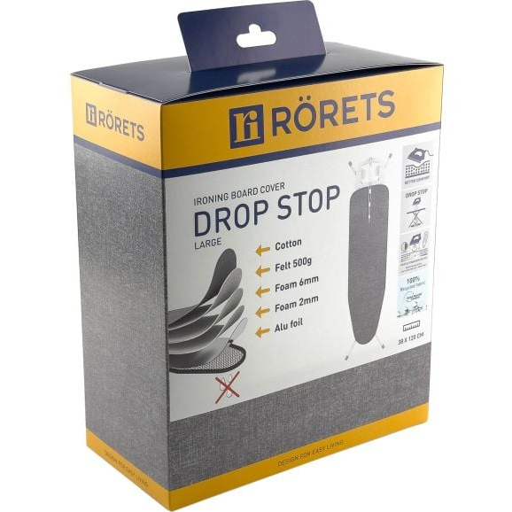 7315547597016 Rörets betræk til strygebræ Drop Stop Large - Betræk til str Hus & Have,Tøjbehandling,Strygebræt 2190013981 