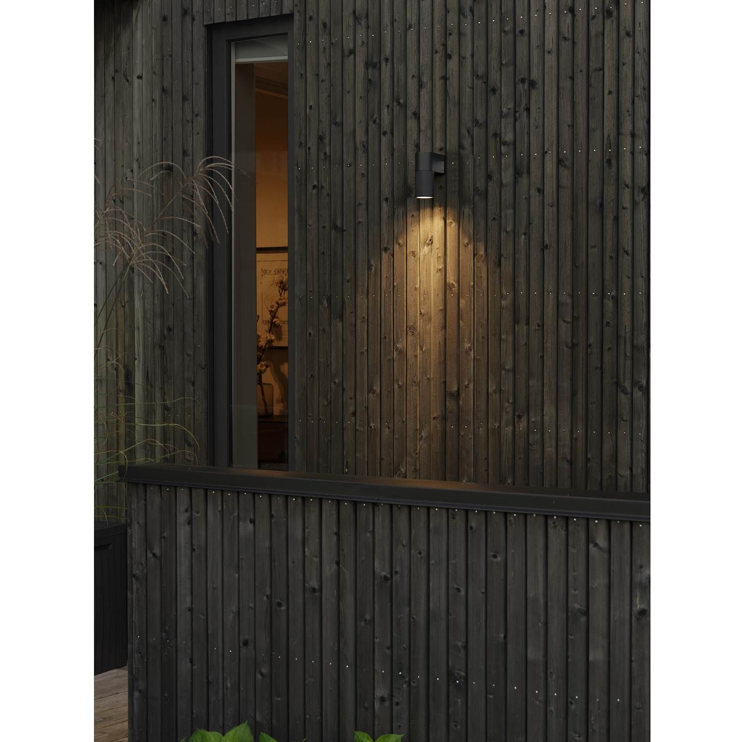 7318307666755 Konstmide Temi GU10 sort - Væglampe down Lamper,Væglamper,Væglamper 2190006575 126599