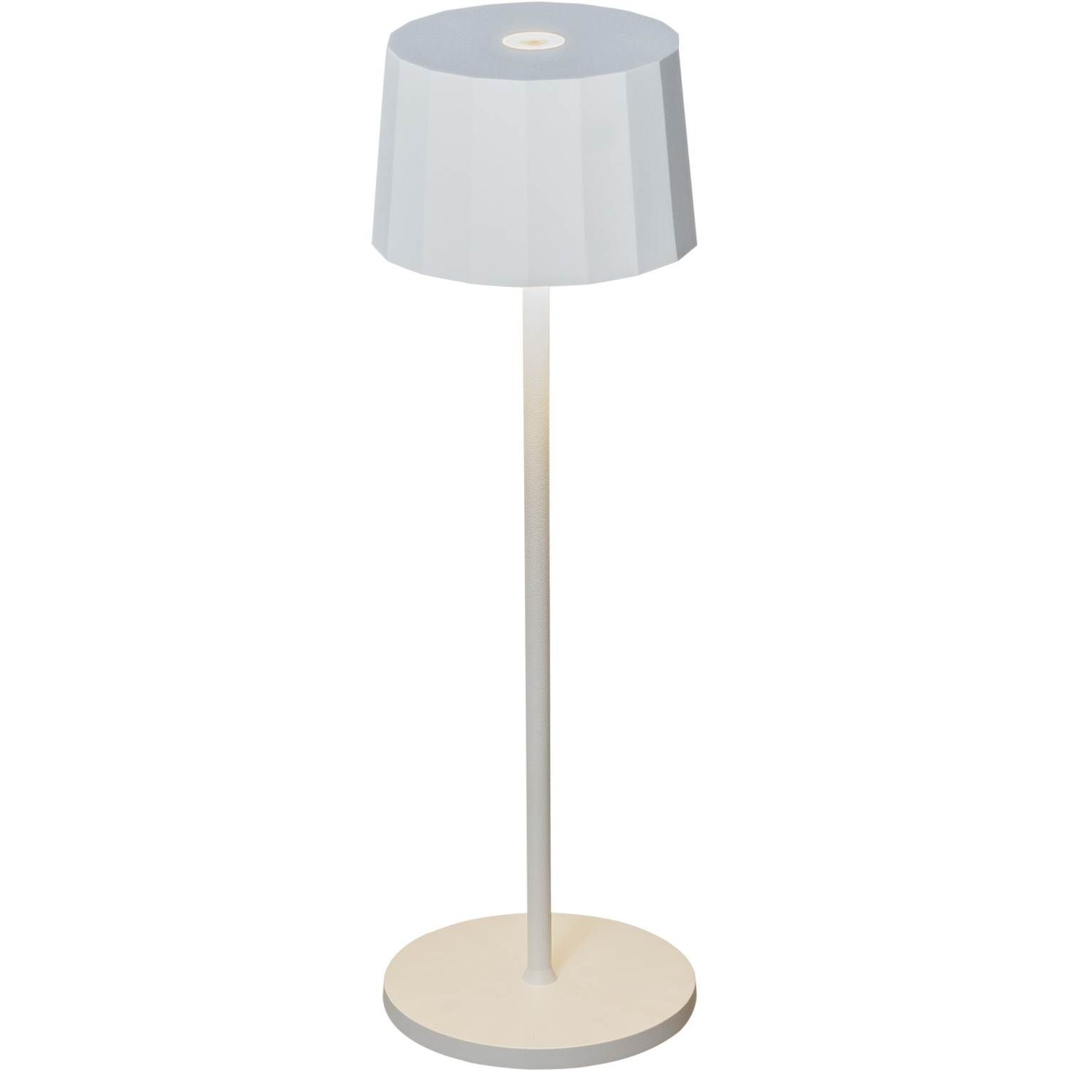 7318307813258 Konstmide Positano hvid - Bordlampe bærbar Lamper,Bordlamper,Trådløse bordlamper 2190001588 116432