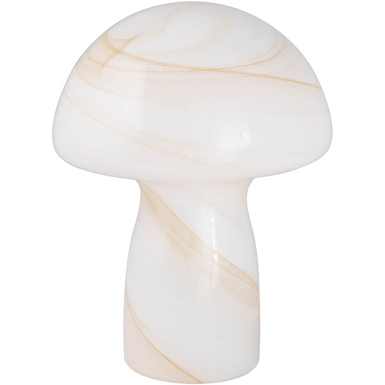 7319436214022 Globen Lighting Fungo 22 hvid/beige - Bordlampe Lamper,Bordlamper,Bordlamper 2190001189 114560