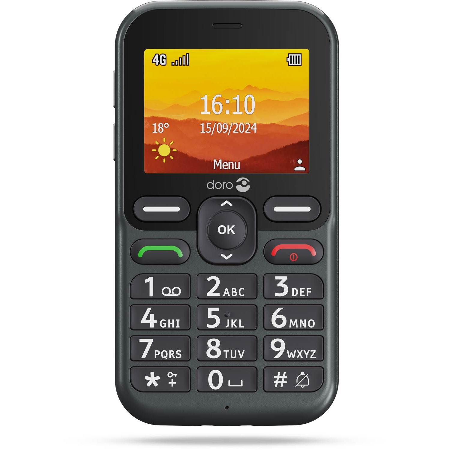 Doro Leva L11, grå - Mobiltelefon