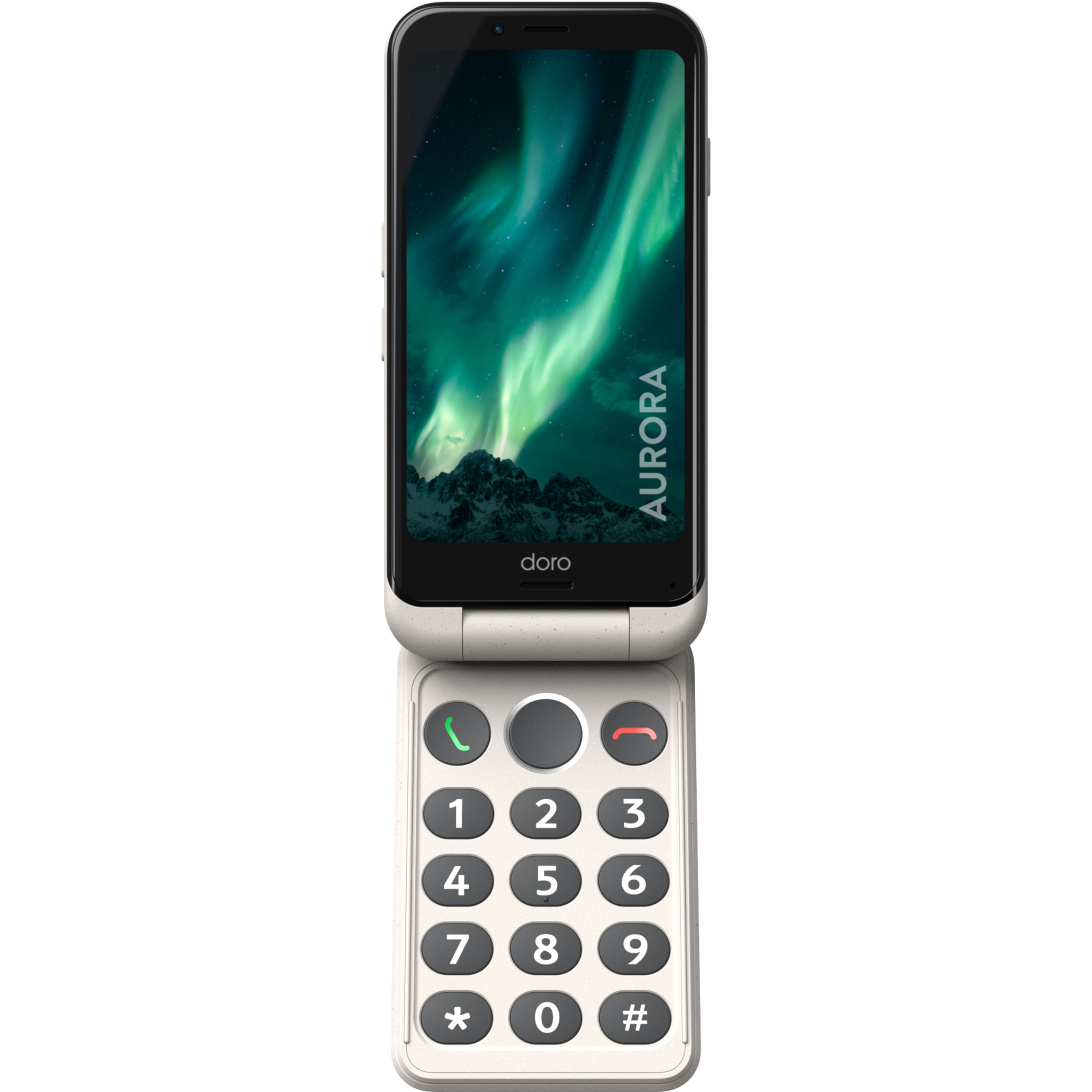 7322460088927 Doro Aurora A21, beige - Mobiltelefon Telefon & GPS,Mobiltelefoner,Mobiltelefoner 2190012655 8892
