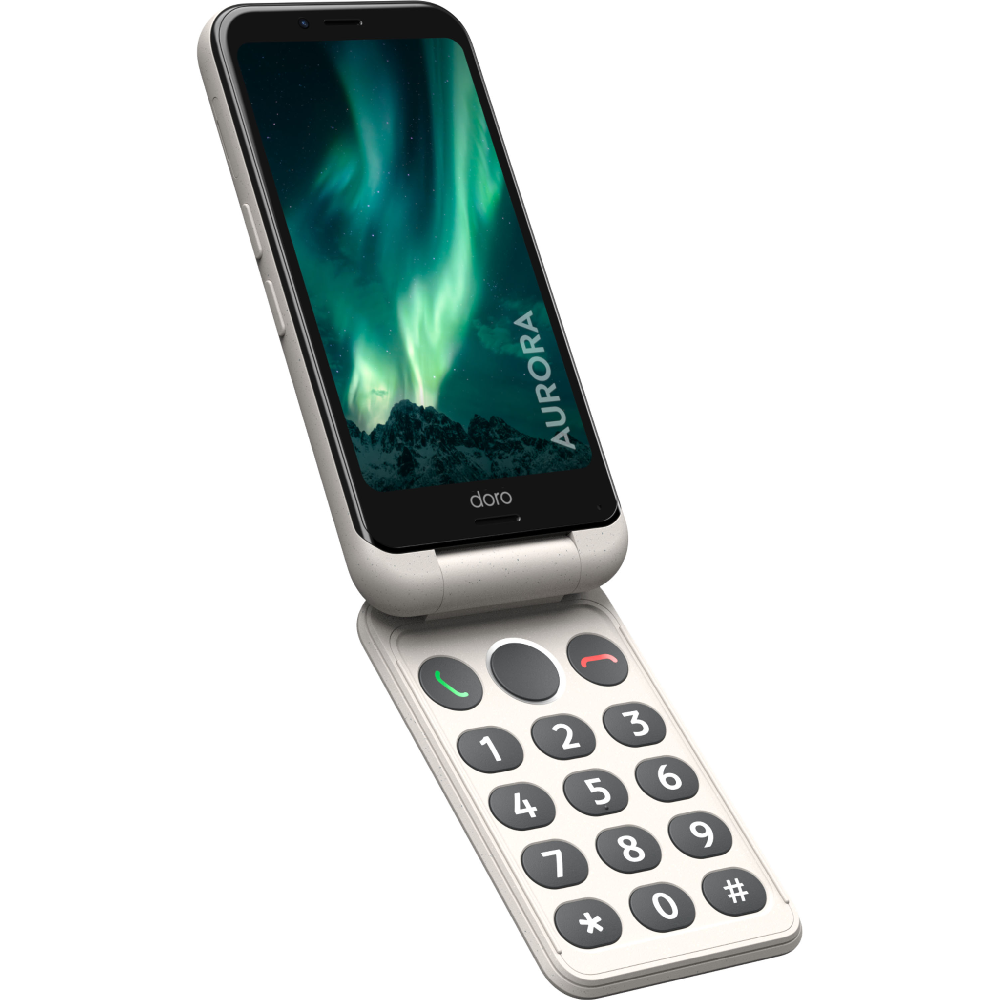 7322460088927 Doro Aurora A21, beige - Mobiltelefon Telefon & GPS,Mobiltelefoner,Mobiltelefoner 2190012655 8892