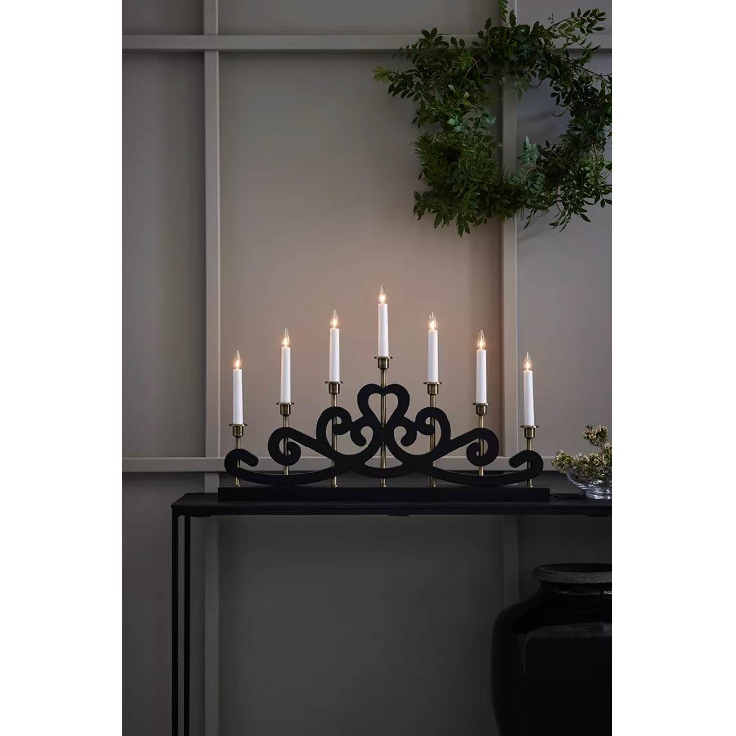 7330024604285 Markslöjd Nightfall sort - Adventsstage Lamper,Julebelysning,Julebelysning 2190006832 126953