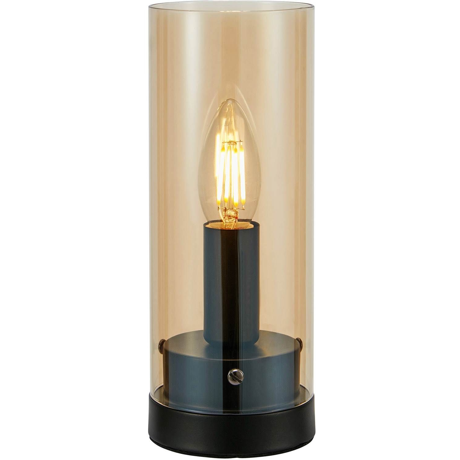 7330024611801 Markslöjd Post sort/amber - Bordlampe Lamper,Bordlamper,Bordlamper 2190005195 122556