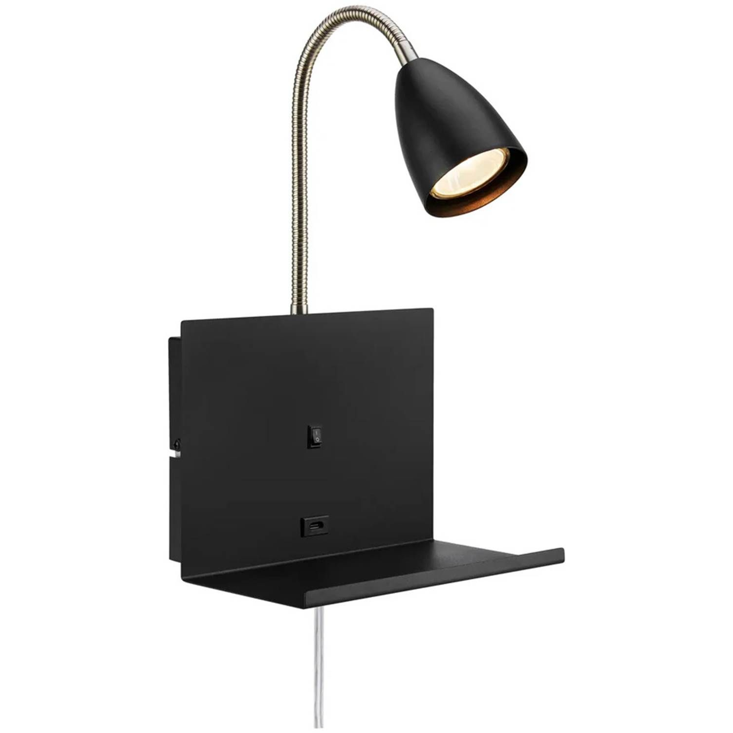 7330024615267 Markslöjd Cuarto sort væglampe Lamper,Væglamper,Væglamper 2190013516 150934