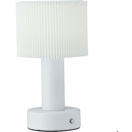 7330976138500 PR Home Tiara hvid - Bordlampe bærbar Lamper,Bordlamper,Trådløse bordlamper 2190006181 124497