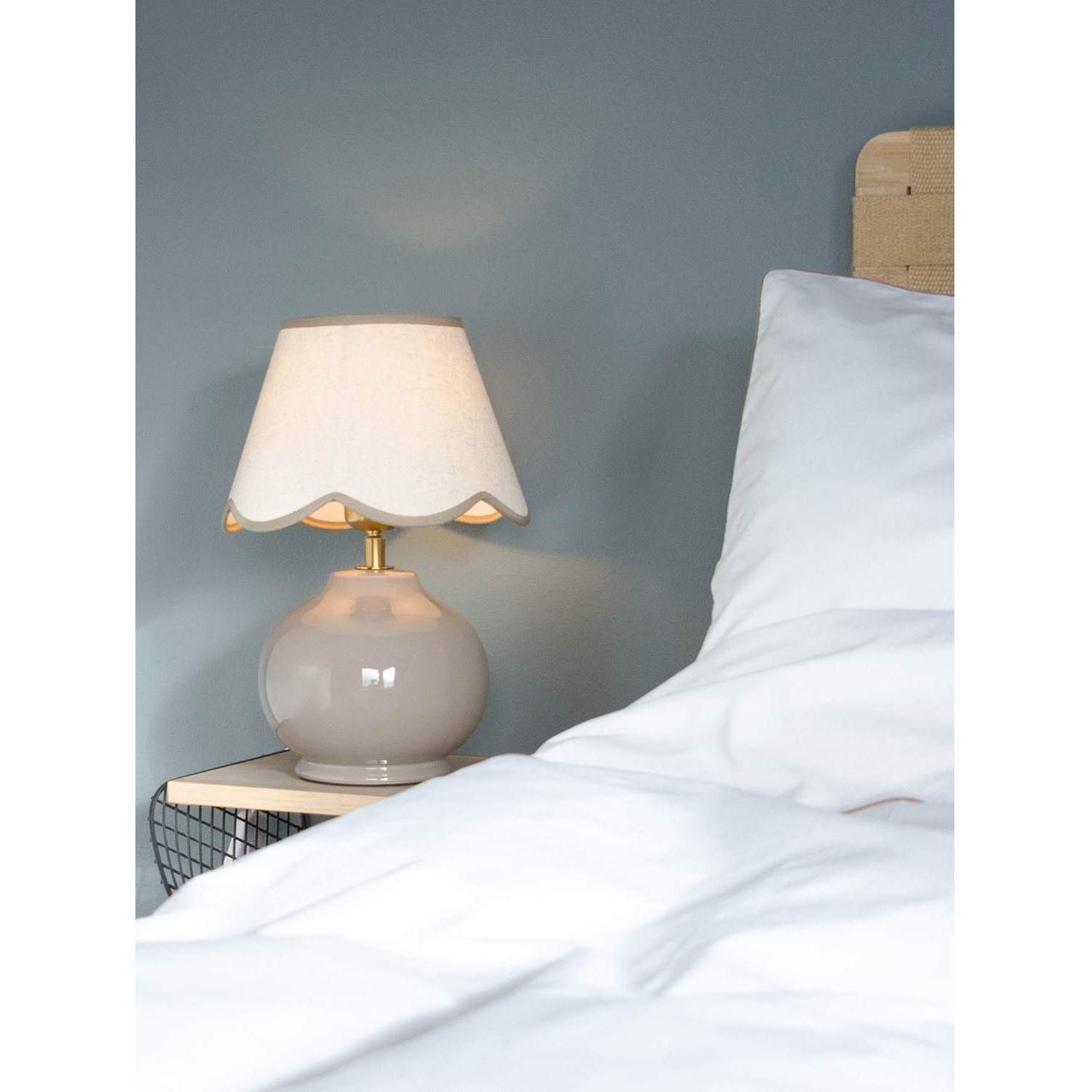 7330976144228 PR Home Nell grå bordlampe Lamper,Bordlamper,Bordlamper 2190012981 Nell