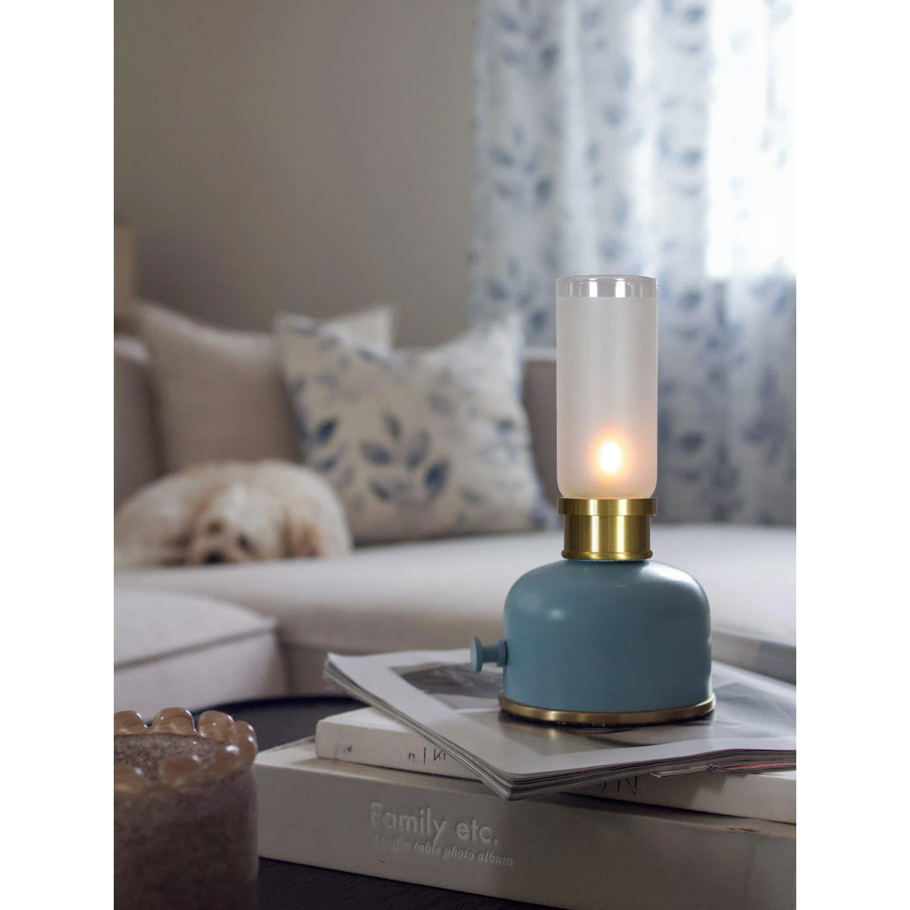 7330976147427 PR Home Frida blå portable lampe Lamper,Bordlamper,Trådløse bordlamper 2190014938 Frida