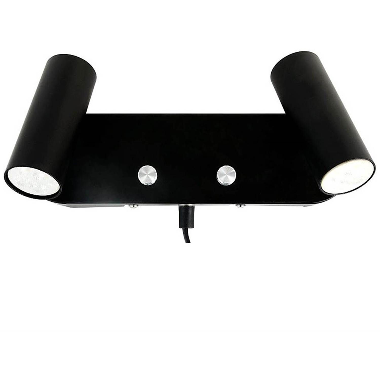 7332065068293 Oriva Mini dobb. sort væglampe Lamper,Væglamper,Væglamper 2190012922 150309