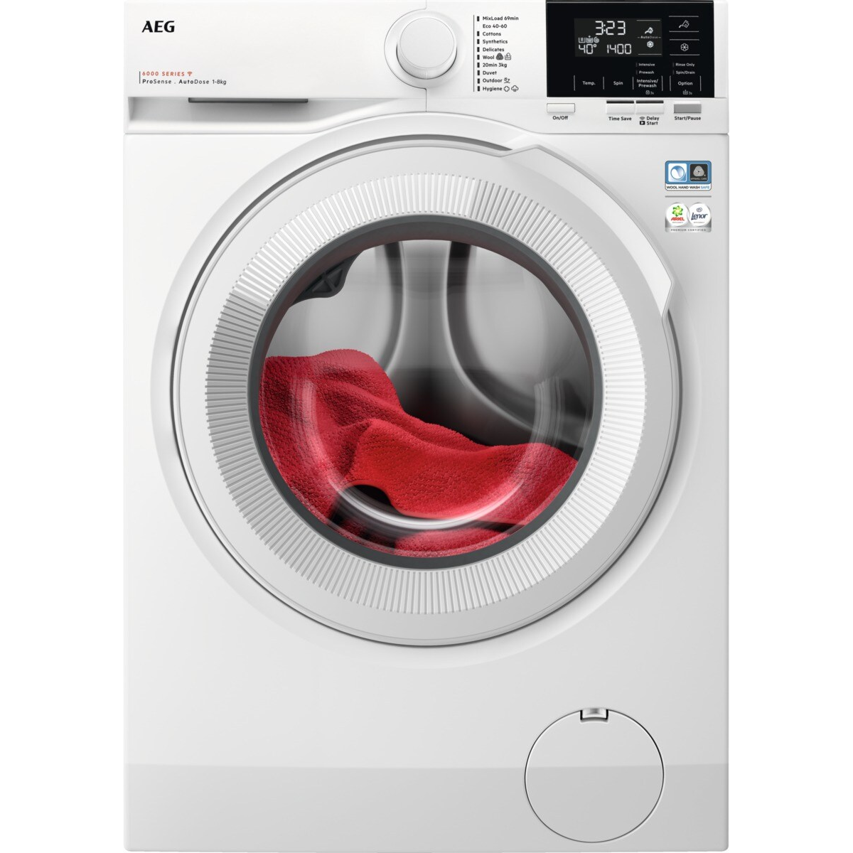 7332543979233 AEG LR622F84Q - Frontbetjent vaskemaskine med AutoDose Hvidevarer,Vaskemaskine,Frontbetjente vaskemaskiner 1100005520 LR622F84Q
