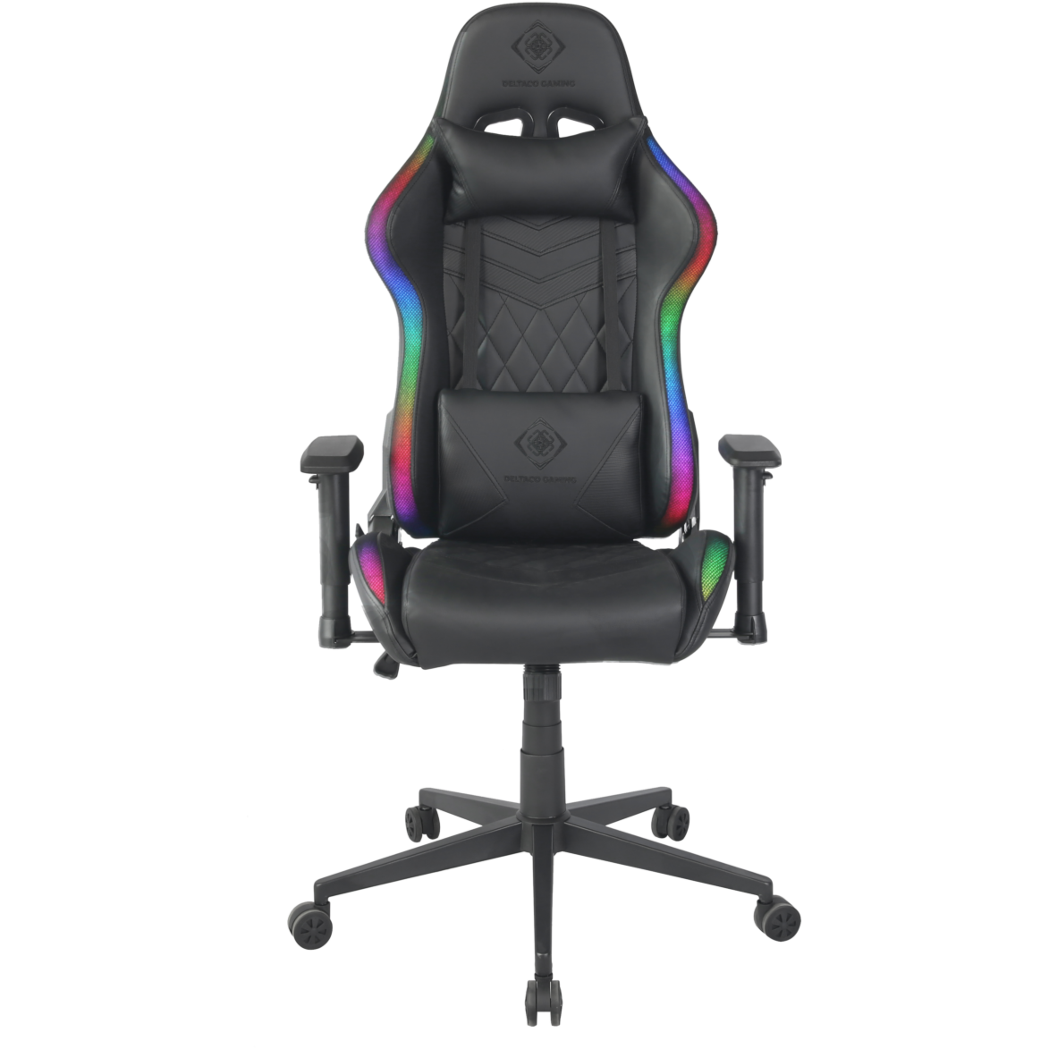 7333048041623 Deltaco Gaming DC410 RGB gaming chair LED, black Computer & IT,Gaming,Gaming stole 74600010650 DC410