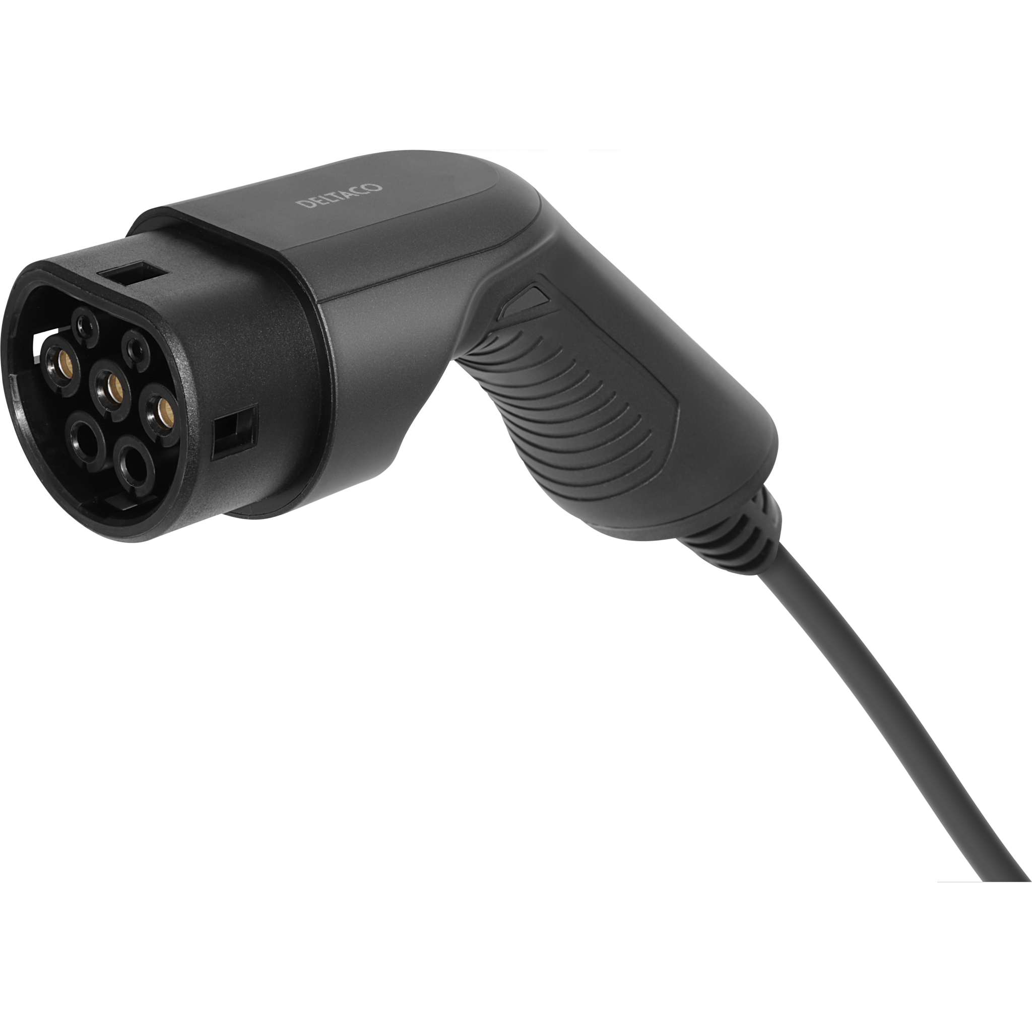 7333048044440 Deltaco EV-1205 type 2, 1 fase, 16A, 5M ladekabel Hus & Have,Elektriske køretøjer,Tilbehør til ladestander 74600010860 EV-1205