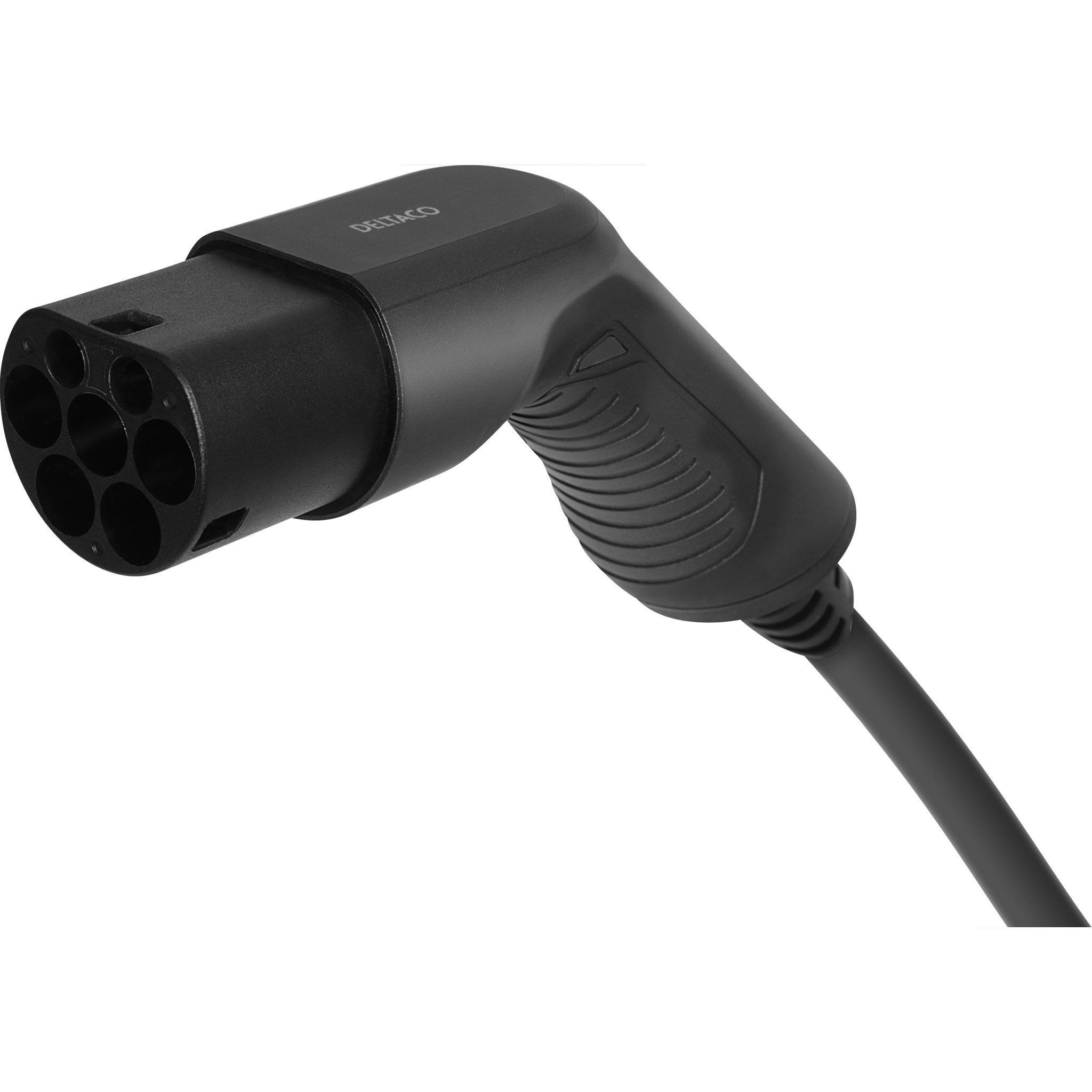 7333048044501 Deltaco EV-3203 type 2, 3 fase, 32A, 3M ladekabel Hus & Have,Elektriske køretøjer,Tilbehør til ladestander 74600010970 EV-3203