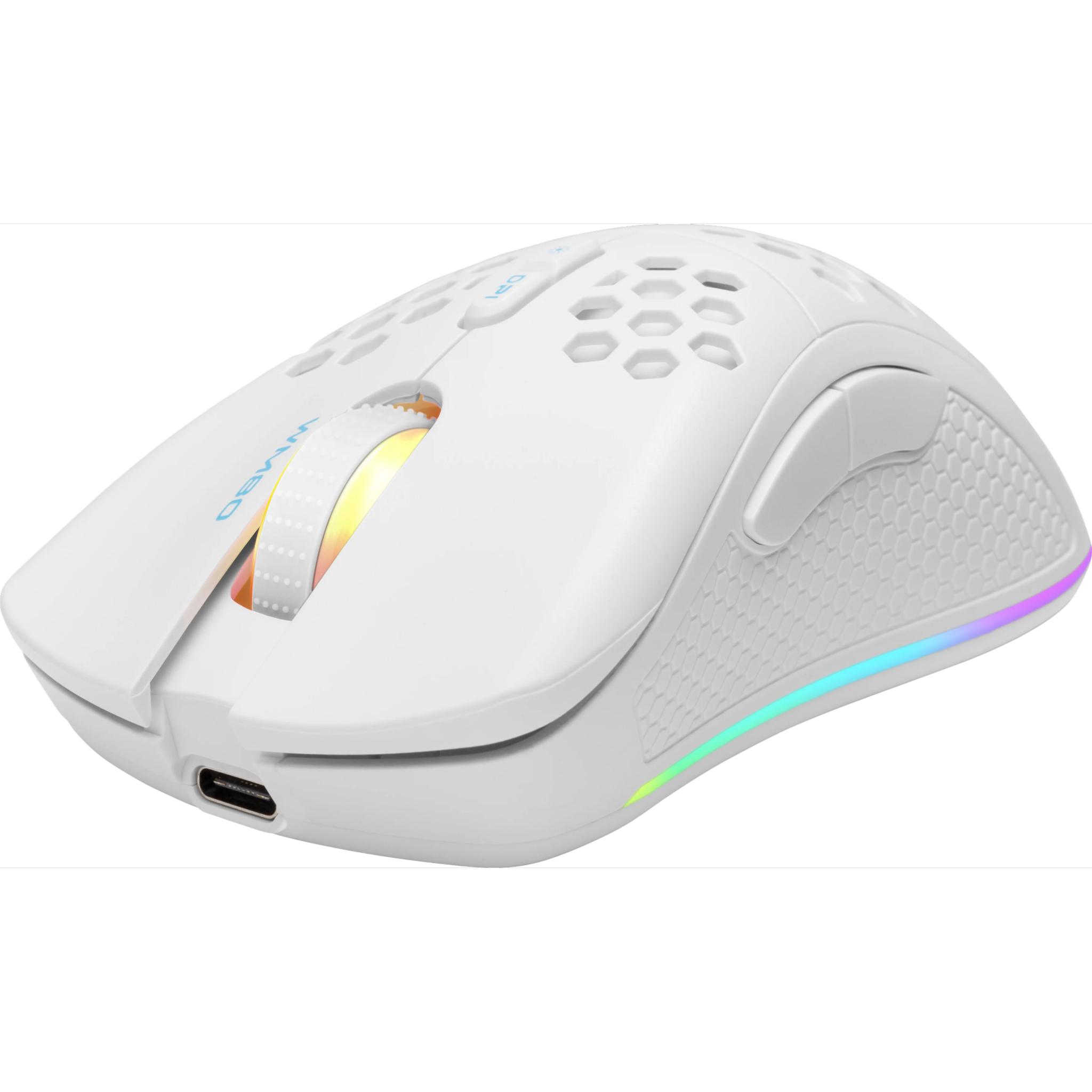 7333048050618 Deltaco Gaming WM80 wireless lightweight mouse, white Computer & IT,Gaming,Gaming trådløs mus 74600010480 WM80