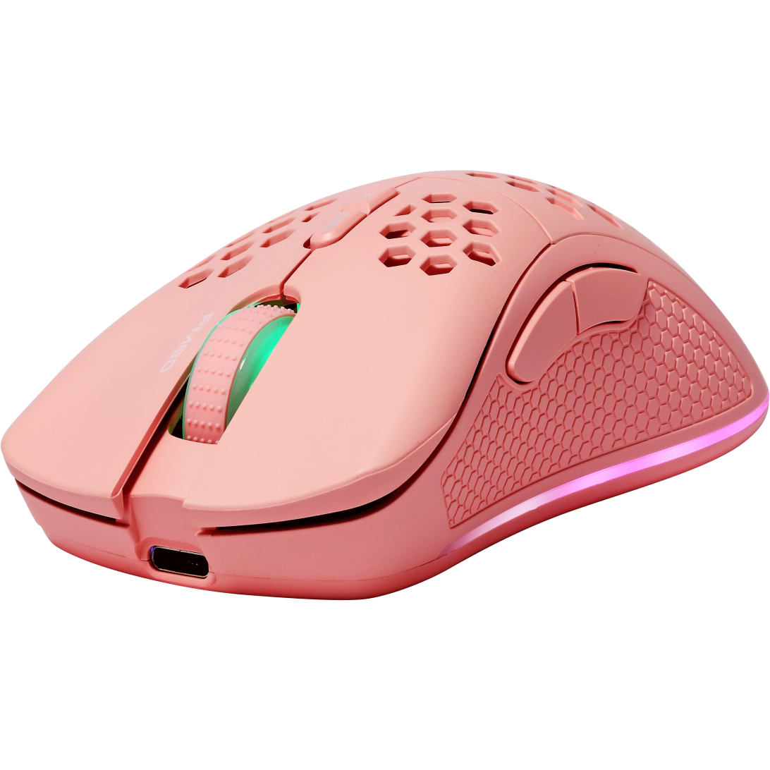 7333048057235 Deltaco Gaming PM80 wireless lightweight mouse, pink Computer & IT,Gaming,Gaming trådløs mus 74600010470 PM80