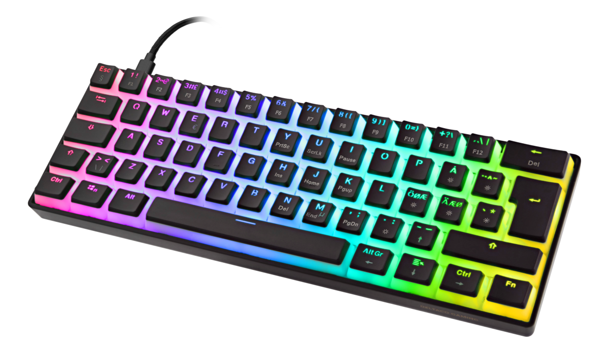 7333048059963 Deltaco Gaming DK475 60% mechanical keyboard, black Computer & IT,Gaming,Gaming keyboards 74600010620 DK475