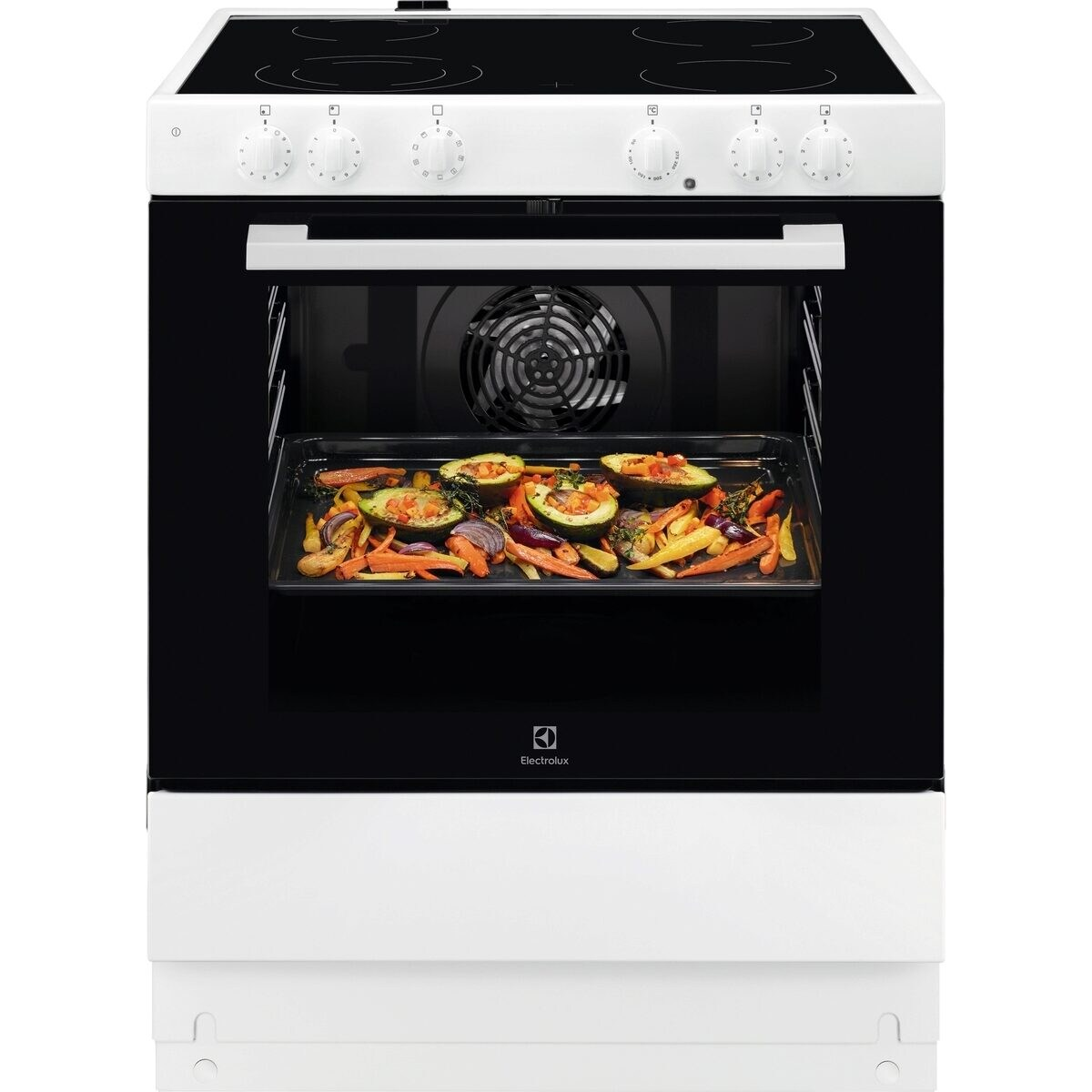 7333394123240 Electrolux LKC74000SW glaskeramisk komfur Hvidevarer,Komfurer,Glaskeramiske komfurer 7600012560 LKC74000SW