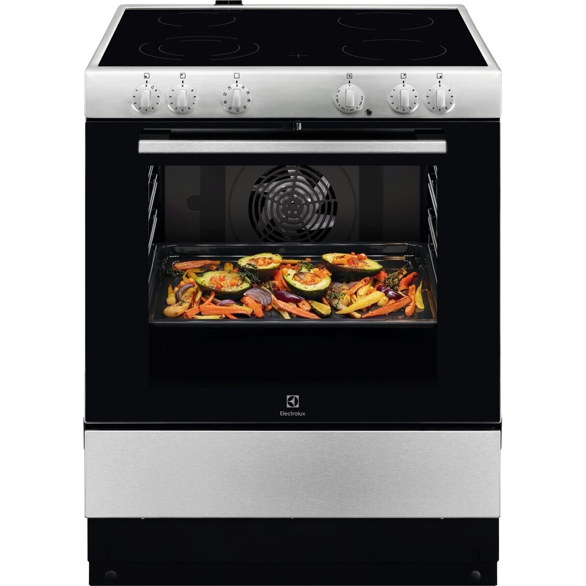 7333394123257 Electrolux LKC74000SX glaskeramisk komfur Hvidevarer,Komfurer,Glaskeramiske komfurer 7600012550 LKC74000SX