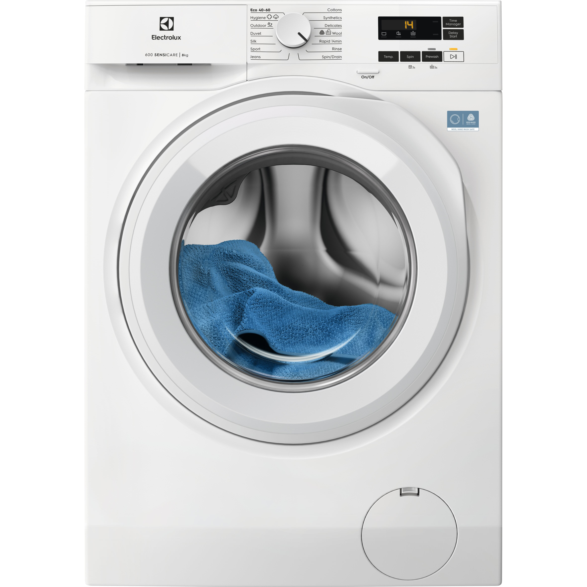 7333394125206 Electrolux EFI611N84N - Frontbetjent vaskemaskine Hvidevarer,Vaskemaskine,Frontbetjente vaskemaskiner 2190012821 EFI611N84N