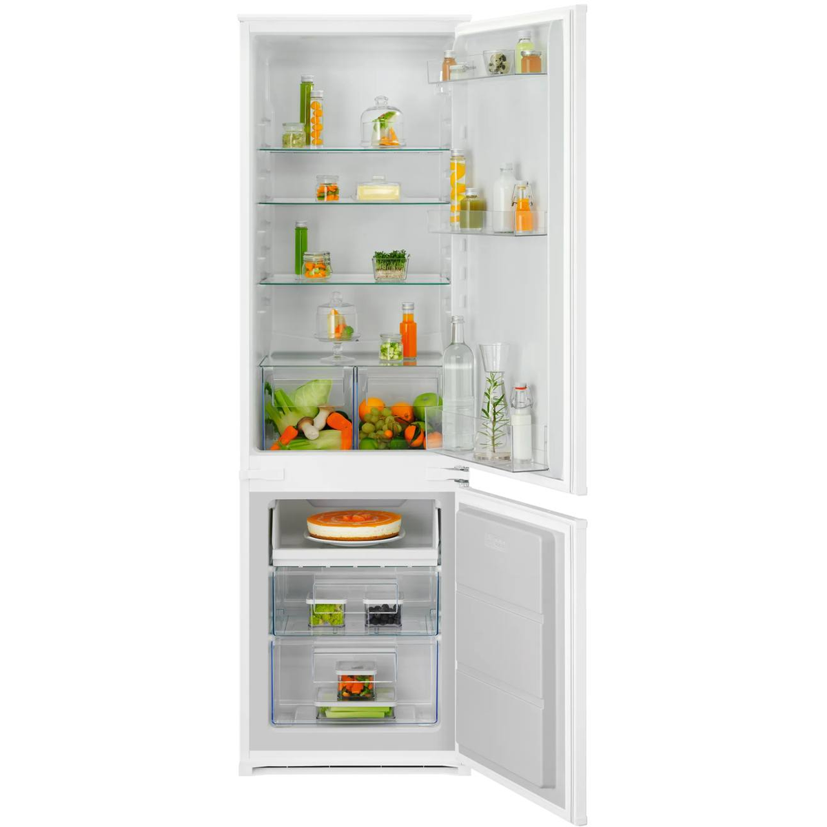 Electrolux LNA6LE18S integreret kølefryseskab