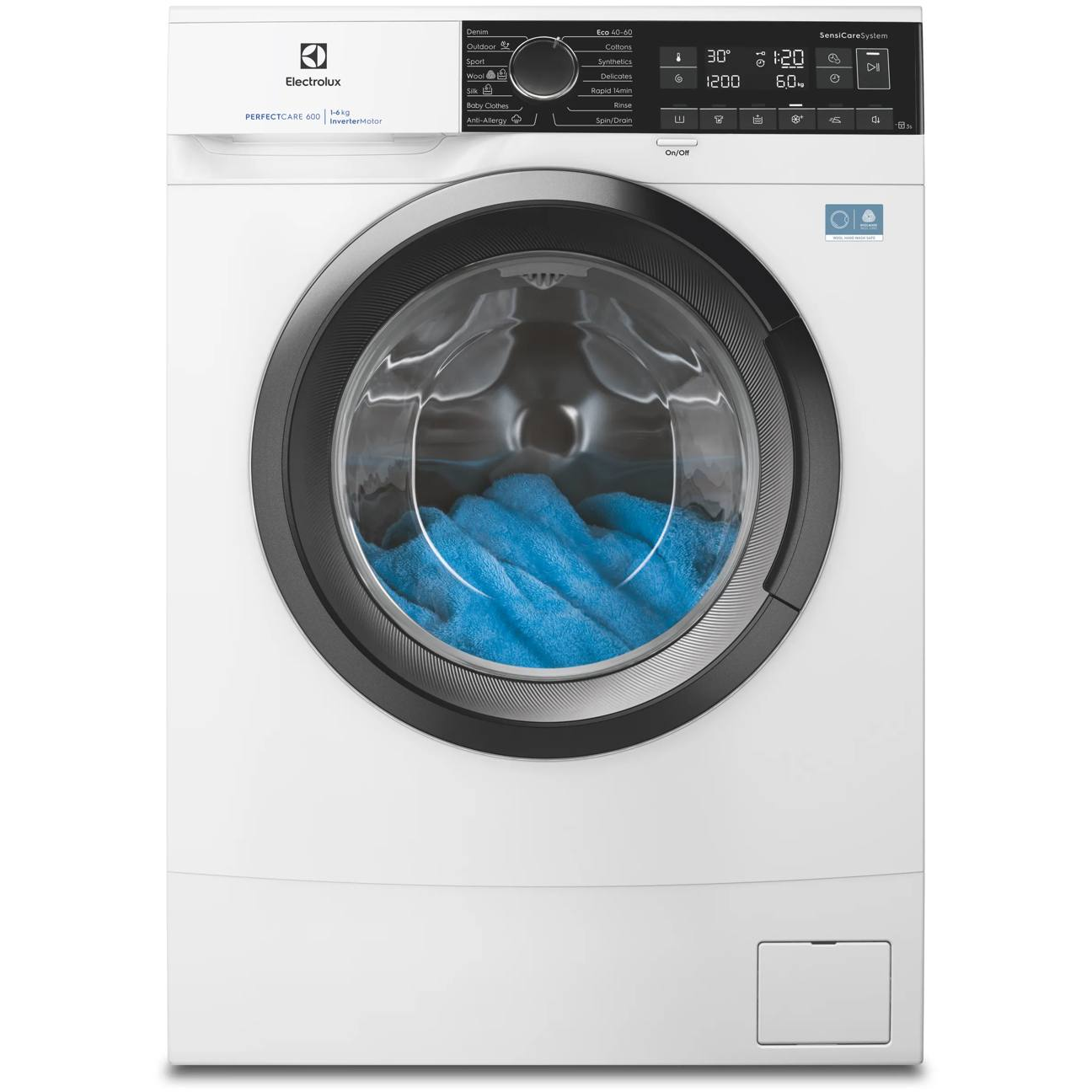 7333394152738 Electrolux EW6S762W38 frontbetjent vaskemaskine Hvidevarer,Vaskemaskine,Frontbetjente vaskemaskiner 7600013340 EW6S762W38
