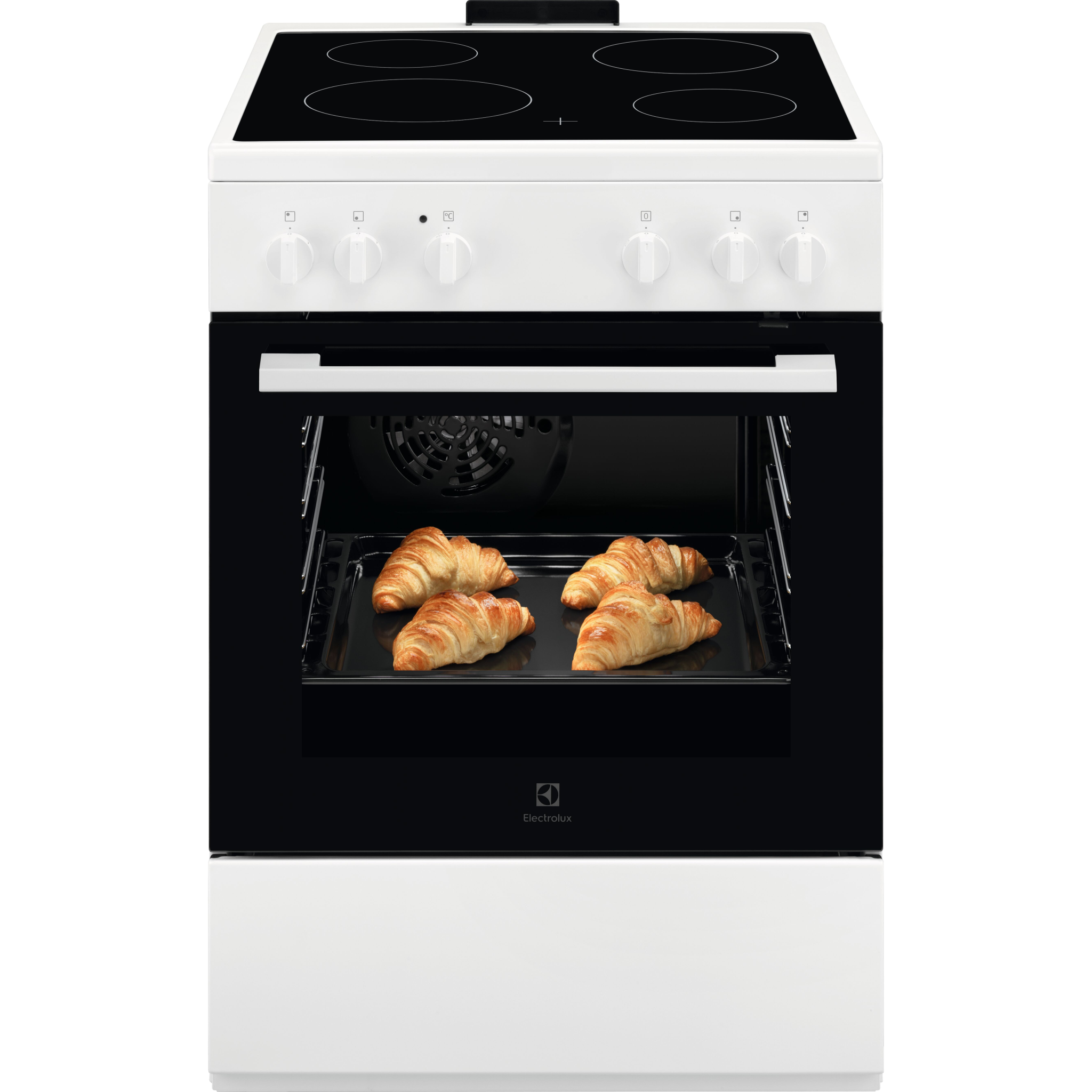 7333394174235 Electrolux LKR62005SW glaskeramisk komfur Hvidevarer,Komfurer,Glaskeramiske komfurer 2190015785 LKR62005SW