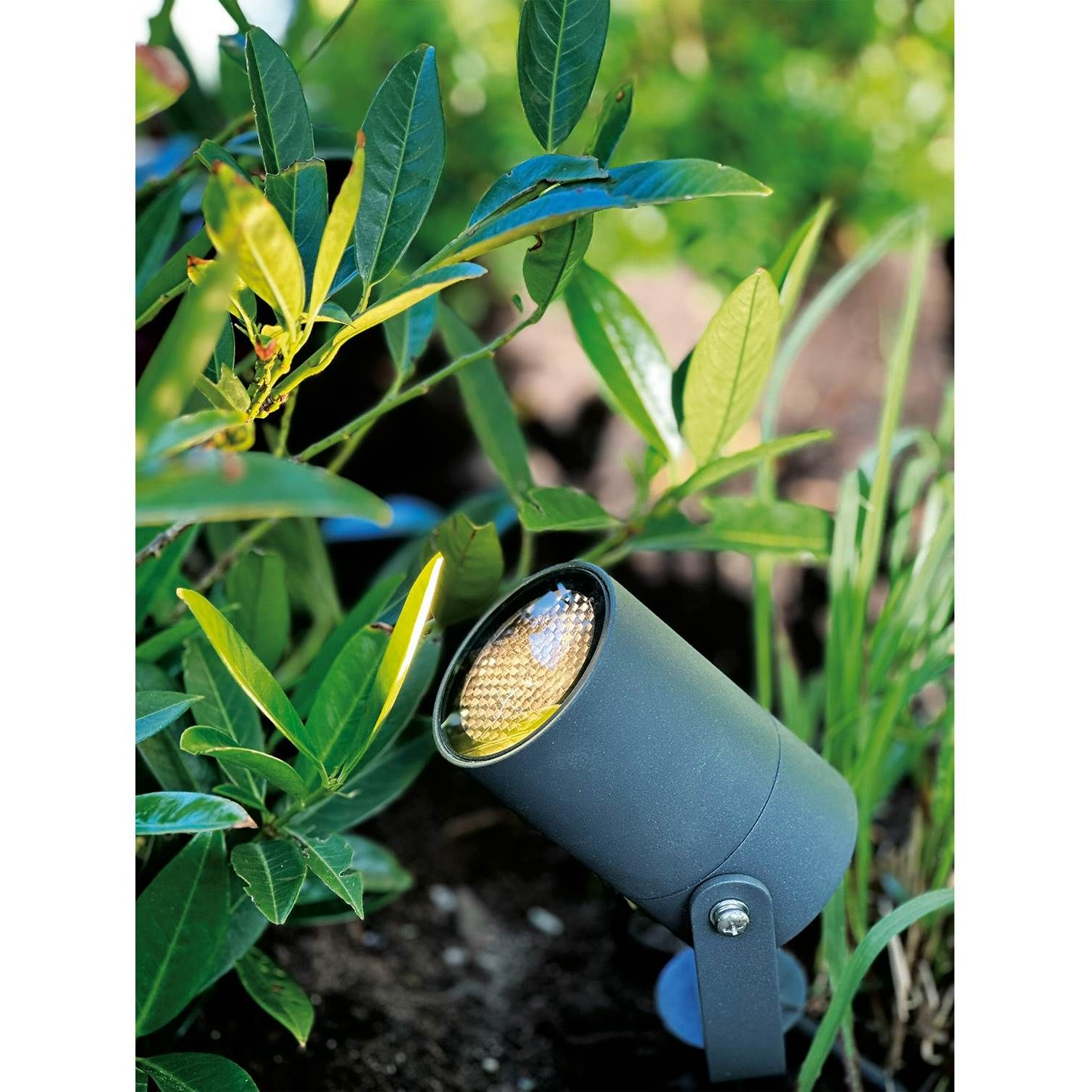 7340110602071 LightsOn Luna mørkegrå havespot Lamper,Udendørs- lamper,Udendørslamper 2190012165 149022