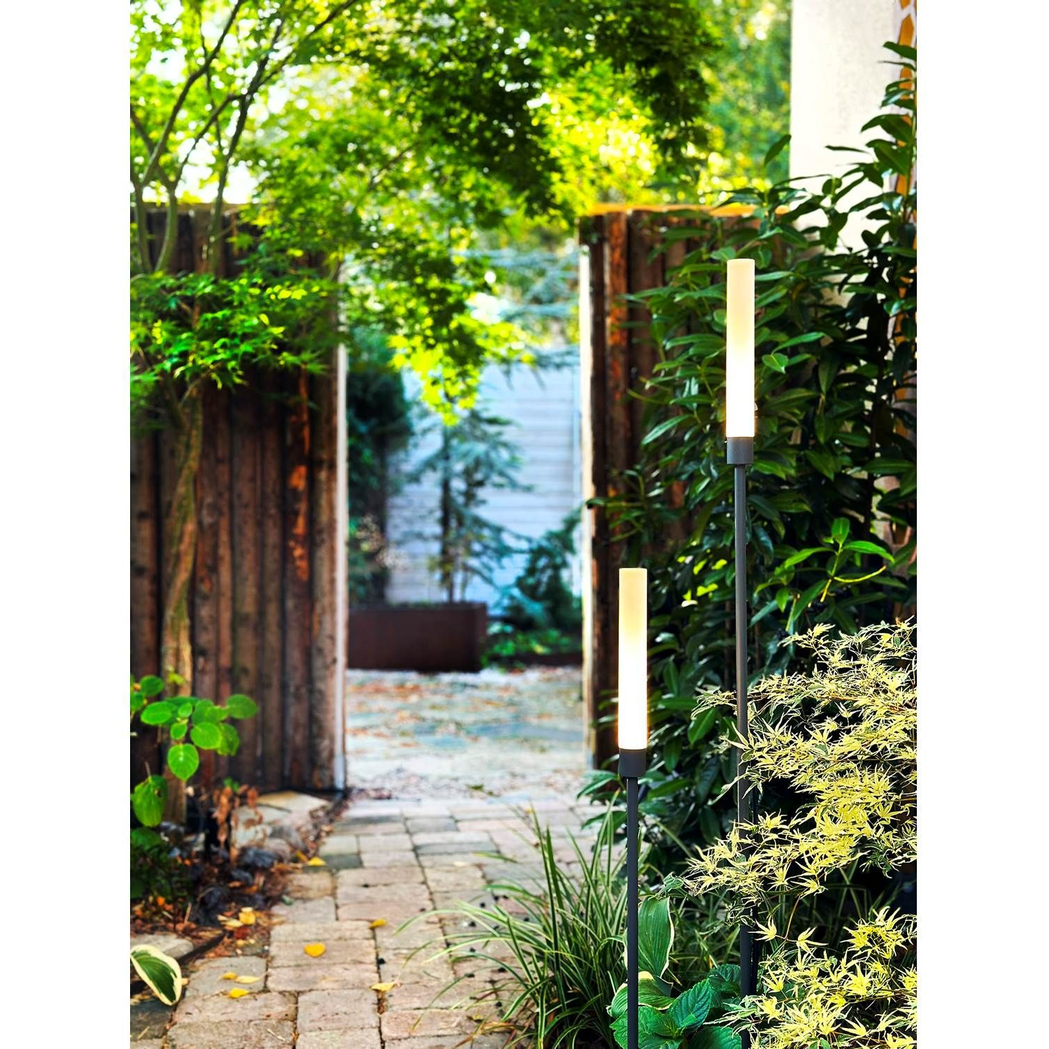 7340110602200 LightsOn Frost mørkegrå 2 x havespyd Lamper,Udendørs- lamper,Udendørslamper 2190012172 149029