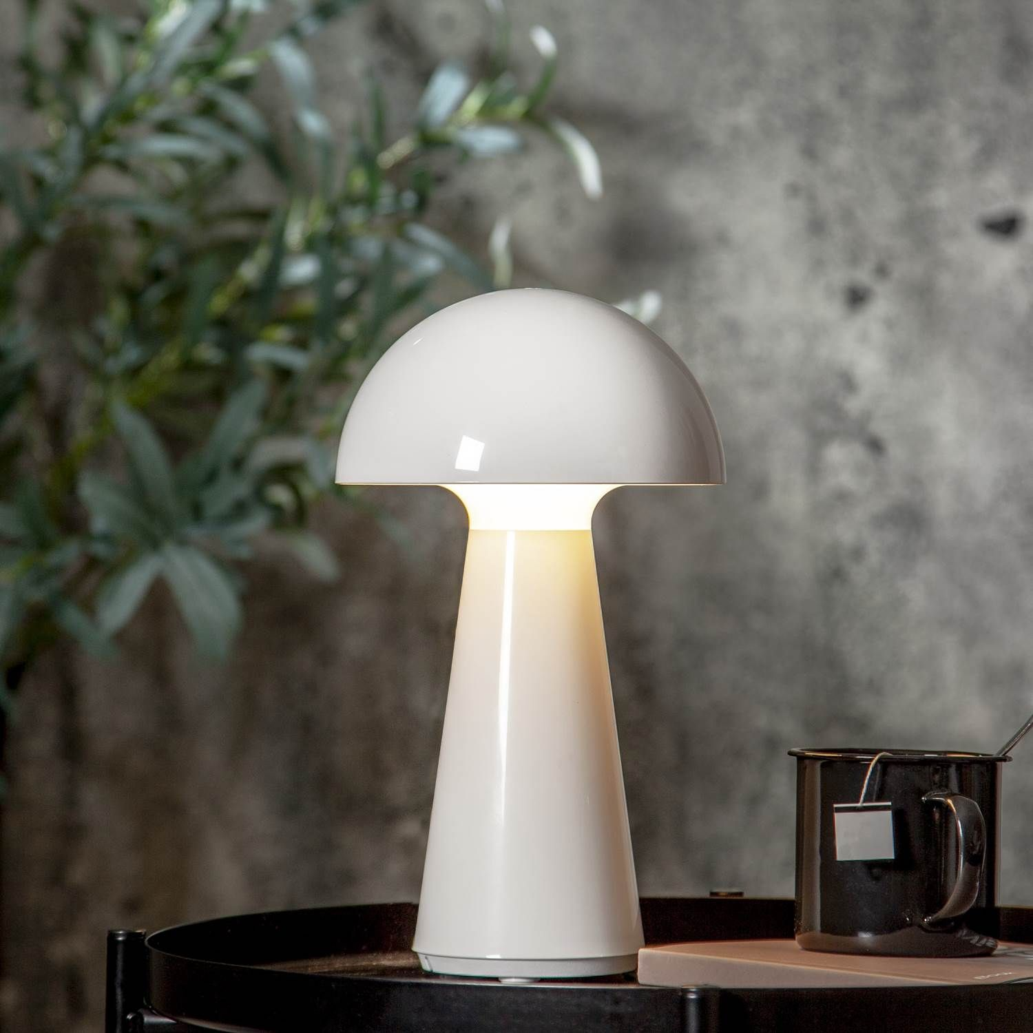 7391482064691 Star Trading Mushroom hvid - Bordlampe portable Lamper,Bordlamper,Bordlamper 2190002834 121076