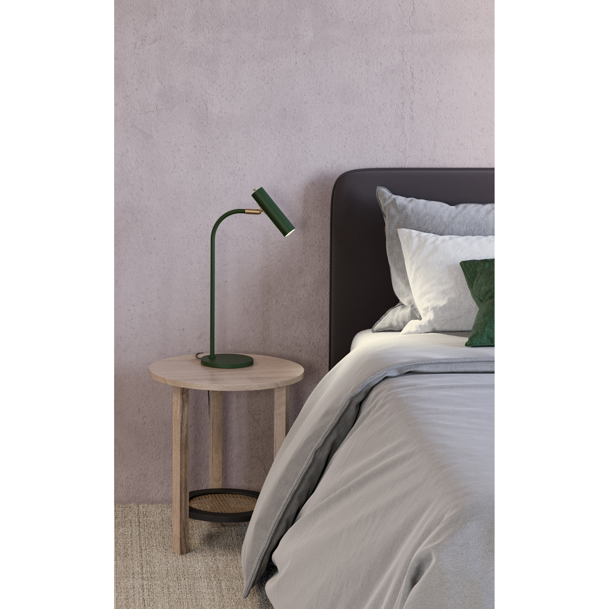 7391534011673 Belid Slender grøn/messing - Bordlampe Lamper,Bordlamper,Bordlamper 82400009180 4247243