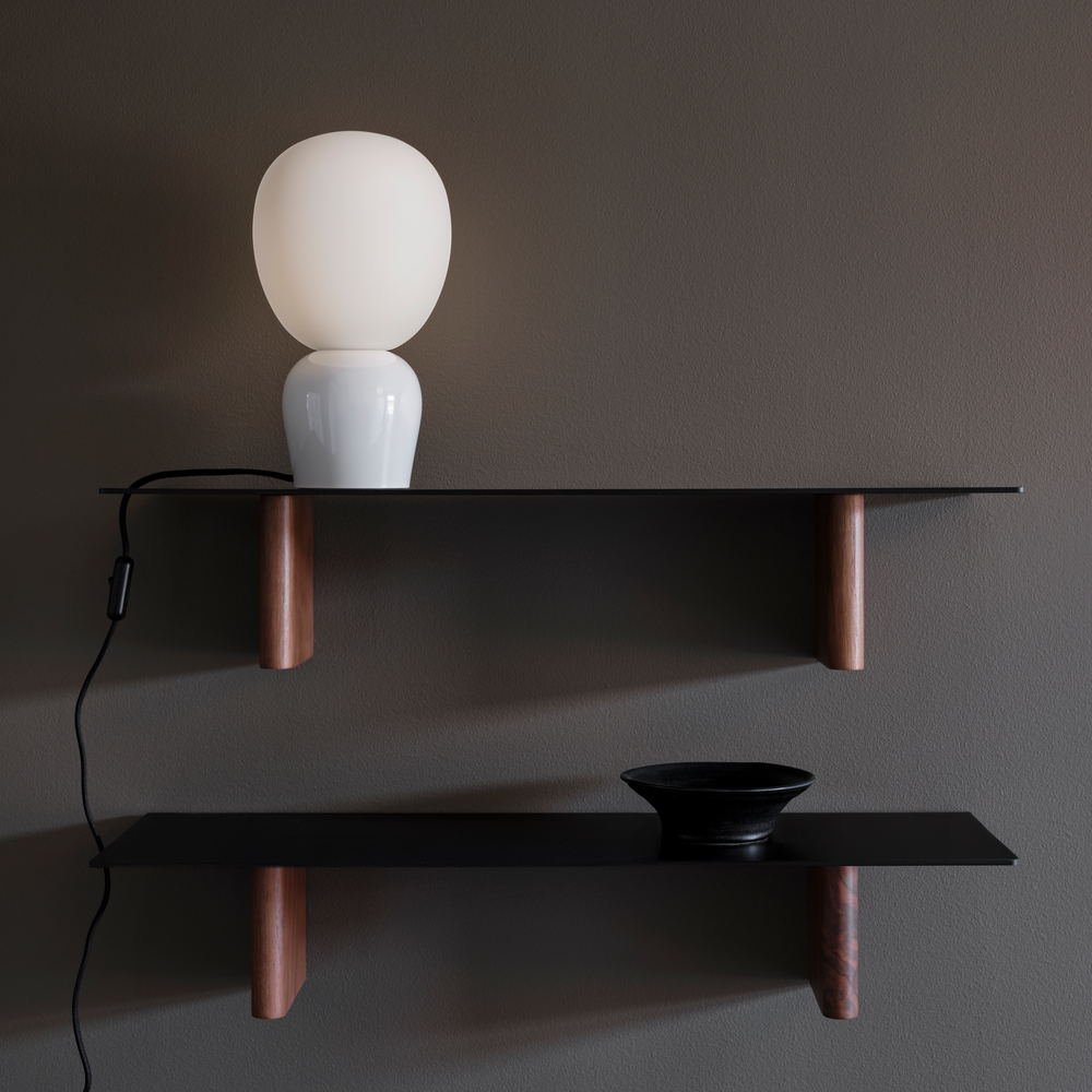 7391534301774 Belid Buddy blank hvid/opal glas bordlampe Lamper,Bordlamper,Bordlamper 82400014070 