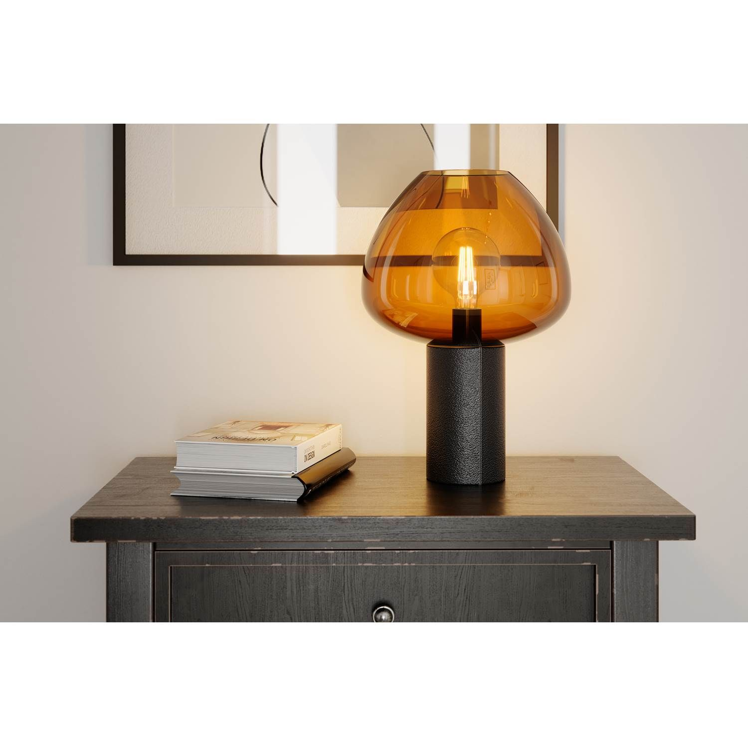 7391741026217 By Rydéns Cosy sort/brun - Bordlampe Lamper,Bordlamper,Bordlamper 2190003587 121422