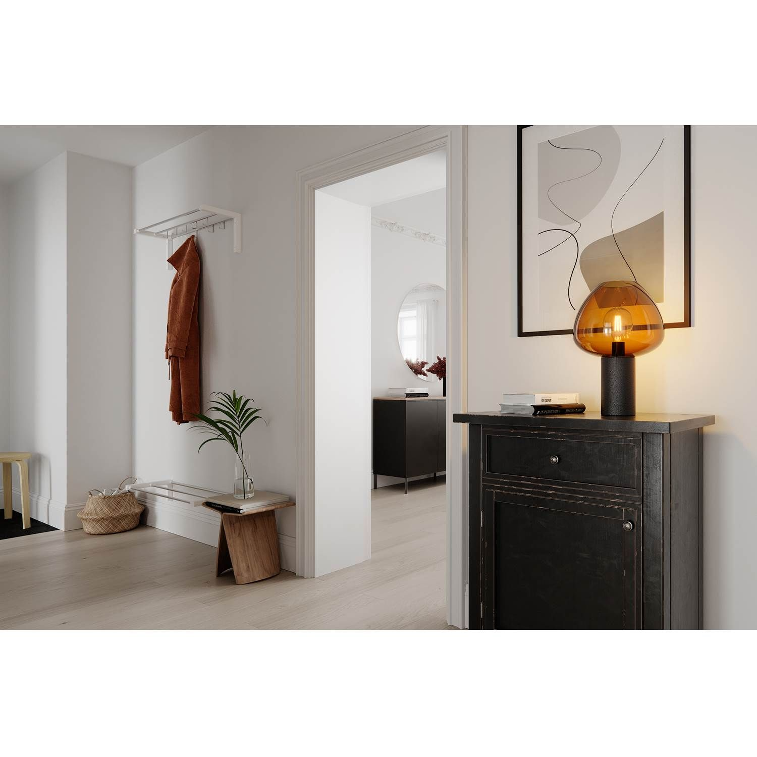 7391741026217 By Rydéns Cosy sort/brun - Bordlampe Lamper,Bordlamper,Bordlamper 2190003587 121422