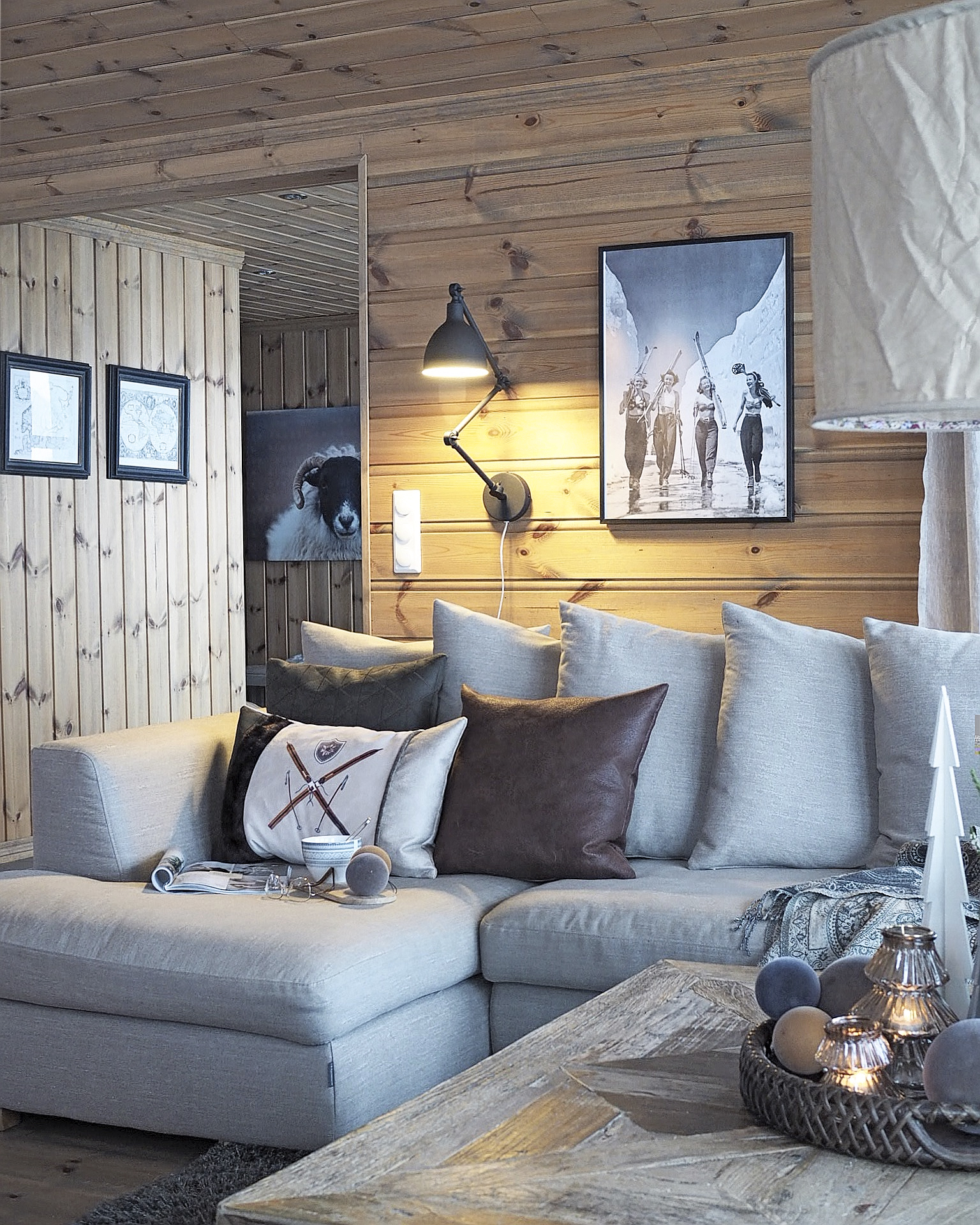 7391741276636 By Rydéns Bazar grå - Væglampe Lamper,Væglamper,Væglamper 2190003574 121409
