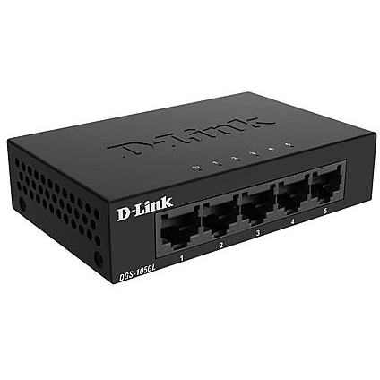 D-LINK 5-Port Gigabit Ethernet Metal Housing Unmanaged Switc